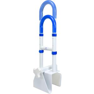 EYL Medical Supplies Adjustable Bathtub Handle for Elderly | Sturdy Clamp-On Tub Grab Bar with 300lb Capacity | Grab Bars for Bathtubs | Shower Handle for Elderly | Durable Tub Safety Rail 14" x 17