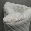 Pro Goleem Baby Bassinet Mattress, Breathable Waterproof Soft Cover Gel Memory Foam, Compatible with Dream On Me Lacy Portable 2-in-1, Oval 30"x15" Dual Side Cradle Pad