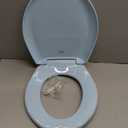 Bemis Classic Colors Slow Close Toilet Seat, Easy Clean Hinges and Durable Plastic Seat, Made in USA, Round, Dresden Blue