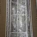 ETELI Over The Door Basket Organizer with 3 Mesh Baskets and 5 Hooks Heavy Duty Pantry Door Organizer Back of Door Storage Rack for Bathroom, Kitchen, Office, White