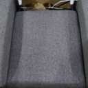 Sweetcrispy Massage Recliner Chair for Adults, Adjustable Home Theater Seating with Lumbar Support, Small Recliners for Small Spaces, Dark Grey (25.2"D x 29.2"W x 38.7"H)