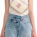 Uygafly Birthday Gifts for 4 5 6 7 8 9 10 11 12 13 Year Old Girl,Gift for Teen Girls Kids Toddler,Personalized Initial Fanny Pack Purse Crossbody Bag Belt Bag Cute Trendy Stuff | Khaki,R