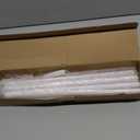 White Curtain Rods for Windows, Single Adjustable 32 to 62 inch Curtain Rod Set with Brackets, 5/8 inch Diameter Metal Drapery Rod for Living Room, Easy Install