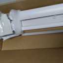 CHICOLOGY Cordless Mini Blinds for Indoor Windows, 34" W x 48" H, White Vinyl 1" Slats with Tilt Wand, Light Filtering to Room Darkening, Moisture-Resistant, Child-Safe, Screw-Mount Installation