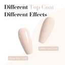 CANNI Nude Pink Gel Nail Polish, 1Pcs Pink Nude Gel Polish Light Color Soak Off U V Nail Manicure Salon DIY at Home