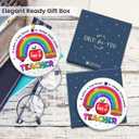 2 x Teacher Appreciation Gifts for Women Men, Pre-K Christmas Ornaments 2025 Back to School, Thank You Presents Teachers Day Christmas Retirement Gifts from Students