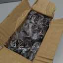 1/2" Overlay Partial Wrap Bronz Cabinet Hinges, 50 Pack (25 Pairs) Oil Rubbed Bronze Self Closing Cabinet Hinge for Kitchen Cabinet Doors