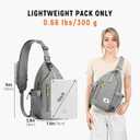 SKYSPER Sling Bag Anti-Theft Crossbody Bag RFID Travel Cross Body Shoulder Sling Backpack