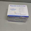 U-100 Syringe with Needle, 30G 1/2cc 5/16 Inch (8mm) Syringe, Individually Wrapped, Pack of 100