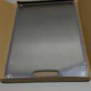 Titanium Cutting Board Double-sided non-slip silicone edging Pure Titanium Cutting Boards for Kitchen - Double-Sided Food-Grade Chopping Board Non-Stick Durable and easy to clean (Large) (Large (15.3"L x 11"W))