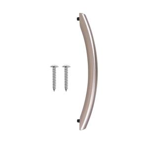 Upgraded Gold Microwave Door Handle with 2 Screws - Premium Metal & ABS Plastic Replacement for Samsung ME16A4021AS DE94-04313F Models