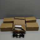 Orger Matte Black Privacy Door Knobs Interior, Zinc Alloy Keyless Black Door Knobs with Lock for Bedroom and Bathroom, Knurled Heavy Duty Round Base Modern Doorknobs, 6 Pack