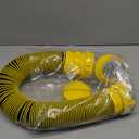 Saturnhose 5 FT RV Sewer Hose Kit Heavy-Duty Sun-Resistant Leak-Proof with 90 Degree Clear View Sewer Adapter Storage Cap