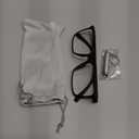 GUDVUE Mens Blue Light Glasses Rectangle Computer Glasses Gaming Glasses, Black PRO