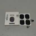 Android Air Tracker Smart Tags -4 Pack, Bluetooth Luggage Tracker Anti Lost Keys Finder/Item Locator with Holder Case Work with Google's Find Hub for Key, Backpack, Luggage, Wallet, Precise Position (Black)