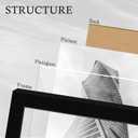 24x36 Poster Frame 2 Pack, Black Poster Frames 24 x 36 inches for Pictures and Art Prints, 36x24 Picture Frame Horizontal or Vertical Wall Mounting