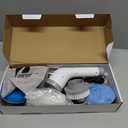 Electric Spin Scrubber, Upgrade 7 in 1 Electric Cleaning Brush,420RPM Powerful Cleaning, 1.5H Bathroom Scrubber Dual Speed with Extension Arm for Kitchen, Car, Tile, Wall, Floor, Shower