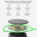 Belkin MagSafe Charger, Compatible 2-in-1 Charging Station, Qi2.2 25W Magnetic Wireless Charger iPhone, Foldable Stand, with 5W USB-C Port, for iPhone 17/16/15, Pixel 10, AirPods, 45W Adapter Included