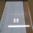 Amazon Basics 24" x 36" Monthly Whiteboard Calendar with Cork Board, Wall Mounted, Easy to Install, Silver Aluminum Frame, Erasable Planning Organization