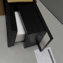 2-Tier Bathroom Organizer Countertop with Drawer, Wood Counter Shelf for Storage, Vanity Tray for Organization and Decor, Countertop Organizer for Bathroom, Kitchen, Office (Black)