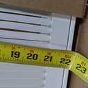 Return Air Filter Grille 20x20,Air Return Vent Cover Grill for 20"W x 20"H Duct Opening,Steel HVAC Vent Covers for Wall and Ceiling,Holds 1" Thick AC Filter, For 20''w20''h-duct Opening