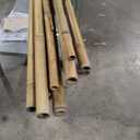 Bamboo Stakes 8 Feet, Diameter of 1 Inch Thicker Garden Stakes, Natural Plant Stakes for Tomatoes, Cucumbers, Grape Vine Climbing Plants Support and Natural Decoration - 10 Pack Bamboo Poles