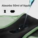 TIICHOO Period Underwear for Women Washable(3XL, Turq/Blush/Matcha) (Green)