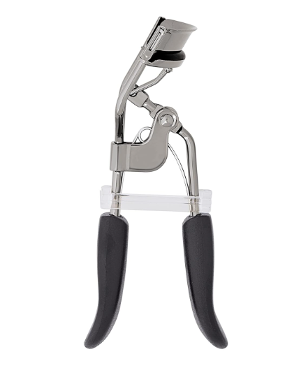 e.l.f. Pro Eyelash Curler, Strong, Contoured, EyeOpening, Voluminous Lashes, Includes Additional Rubber Replacement Pad, Silver