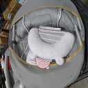 Ingenuity Swing 'n Go Deluxe 5-Speed Baby Swing with Cushioned Harness - Foldable, Portable, 2 Plush Toys & Sounds, 0-9 Months 6-20 lbs (Bella Teddy)