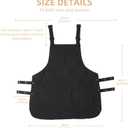 Aprons for Women with Pockets Adjustable Double-Sided Wearable Durable Lightweight Chef Cooking Kitchen Restaurant