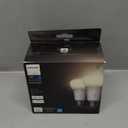 Philips Hue White 2-Pack A19 60W Equivalent Dimmable LED Smart Light Bulbs, Works with Alexa, HomeKit & Google Assistant, (CA Residents, Hub Required)