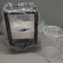 Emliviar Post Lights Outdoor Fixture, 1-Light Lamp Post Lantern, Black Finish, Seeded Glass, 2083P BK