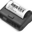 Walfront Thermal Receipt Printer 4in Wireless BT USB Connection POS Printer for Retail Market Delivery Tickets Fast Printing 203dpi Resolution