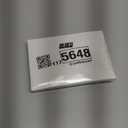 Blulu 24 Pcs Storm Door Panel Clip with Screws 5/16" Offset Aluminum Storm Window Clips Screen Door Hardware (White)