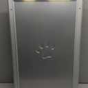 [Petoasis] 3-Flap Dog Door, Heavy-Duty Aluminum Pet Door for Extreme Weather, Energy-Saving and Heat-Insulating, Capable of Resisting Rainwater, Wind, and Snow Intrusion (Silvery White, XL for Wall)