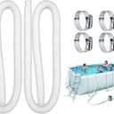 Pool Filter Replacement Hose,Replacement Hose for Intex Pools 1.25"Diameter,59"Long Filter Pump Hose,Compatible with Pump Model 607, 637330 GPH, 530 GPH, and 1000 GPH.
