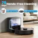 Robot Vacuum and Mop Self-Emptying with 8,000Pa Suction, LiDAR Navigation, Home Mapping, 75-Day Capacity, No-Go Zones, 150 Mins, APP＆Voice Control for Pet Hair, Hard Floors, Carpets, E10+