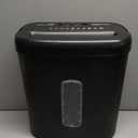 Amazon Basics 8-Sheet Cross Cut Paper Shredder and Credit Card Shredder - Black