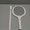 GeckoMan Rotating Head Electric Fly Swatter Racket Rechargeable Bug Zapper Racket Bug Zapper Indoor Fly Zapper Mosquito Zapper Flies Killer for Indoors, with a Telescopic Extension