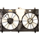 A-Premium Engine Radiator Cooling Fan Assembly Compatible with Select Honda Models - Accord 2003 2004 2005 2006 2007 - Replace# 19020PND003, 38611RAAA01, Broken Connector