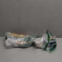 Take Me Away 18'' Trapeze Swing Bar Rings 48'' Heavy Duty Plastic Coated Chains Swing Set Accessories (Grenn)