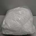 Amazon Basics Breathable, Machine Washable, Wrinkle Resistant Microfiber 4-Piece Bed Sheet Set with 14-Inch Deep Pockets, King, Bright White, Solid