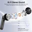 Wireless Earbuds Bluetooth 5.4 Headphones, 40H Playtime In-Ear Earphones with 4 ENC Noise Cancelling Mic, 3D Bass Stereo Sound, IP7 Waterproof Ultralight Bluetooth Earbuds USB-C LED for iPhone Android
