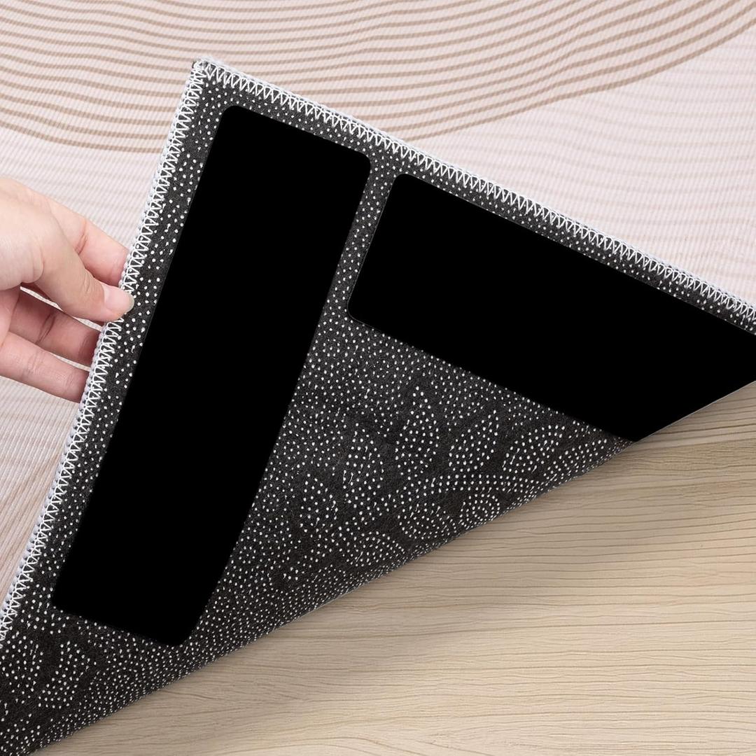 2 x BALEINE 12PCS Rug Tape, Double Sided Non Slip Rug Gripper for Hardwood Floors, Reusable Gripper Prevent Sliding, Washable Carpet Tape for Area Rugs (Rectangular) 2 x BALEINE 12PCS Rug Tape, Double Sided Non Slip Rug Gripper for Hardwood Floors, Reusable Gripper Prevent Sliding, Washable Carpet Tape for Area Rugs (Rectangular)