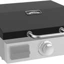 Hinged Lid for Blackstone Griddle Hard Cover Lid 17 inch, Hood for Blackstone Accessories 17 inch Grill Griddle w/Front Grease Catcher, 17'' Table Top Griddle 5010