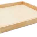 Wood Canvas Panel Cradled 10 x 10 inch, Pack of 3 Blank Framed Wood Signs for Painting, Shadow Box, & Tray Crafts, by Woodpeckers