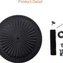 C-Hopetree 40 lb Heavy Duty Round Base Stand for Patio Outdoor Market Table Umbrella, Black