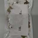 Prasacco 50 Mini Bears - Tiny Flocked Acrylic Plastic Bear Charms & DIY Decorations