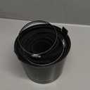 VIWINVELA Indoor Dryer Vent Kit Bucket Lint Trap Dryer Vent (Black Dryer Vent Box - No Duct Included)