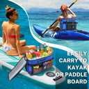 Dreizack Kayak Cooler Behind Seat, Waterproof Cooler for Kayaking,Paddle Board Cooler Compatible with Lawn-Chair Seat Kayak Accessories Cooler Bag Kayak Cooler Tow Behind for Camping Fishing